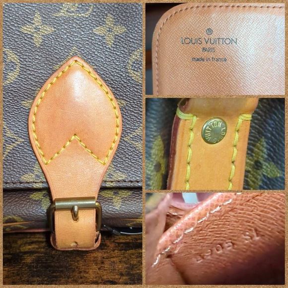 Louis Vuitton Monogram Canvas Cartouchiere MM Crossbody Bag - Picture 9 of 12